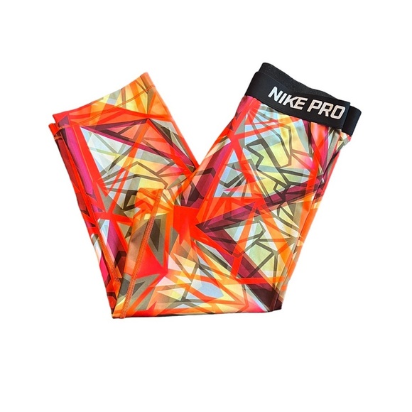 Nike Pants - Nike Pro Kaleidoscope Dri Fit Crop Leggings. Size: Medium